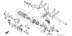  Вилка переключения передач
