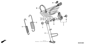 NSA700 Подножка