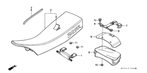 XR200R Пружина