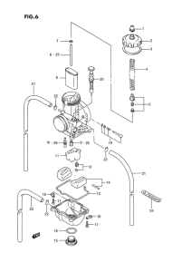 RM250 Carburetor assy