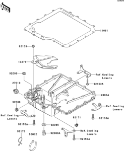 ZX1400 Маслянный поддон