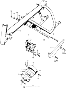 Z50A Frame + air cleaner
