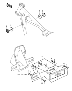 KZ250 Катафоты