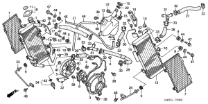 XL1000V Радиатор