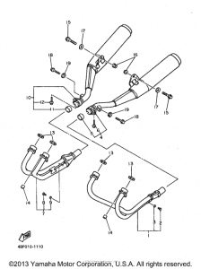XJ600SKC Выхлопная система