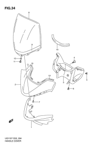 UG110 Рулевое покрытие