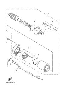 TTR125L Стартер