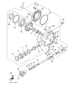 XJ900 Ведущий вал