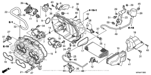 CB1000R Воздушный фильтр