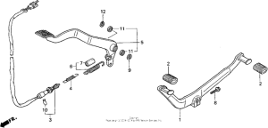 VT1100T Педали
