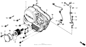  Крышка картера правая
