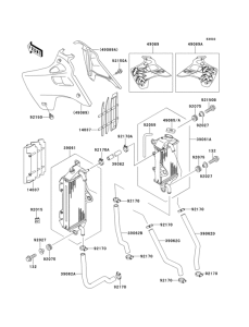KX125 Радиатор