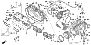 CB1300S (ABS) Воздухоочиститель