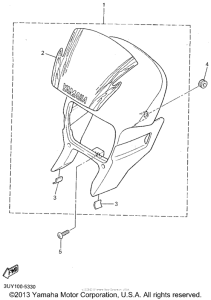 XT600EGC Обтекатели