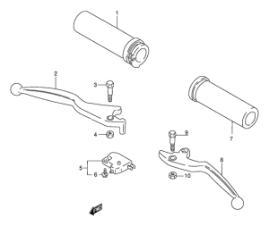 VS800 Рулевой рычаг