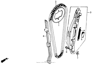 XR200R Cam chain 84-85