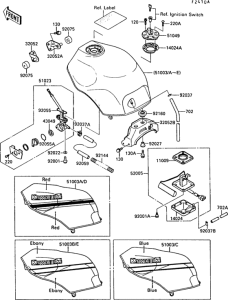 ZX1000 Fuel tank(1 / 2)(zx1000-b2)