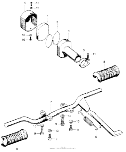 QA50 Air cleaner + step bar
