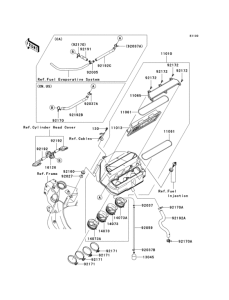 ZX600 Воздушный фильтр