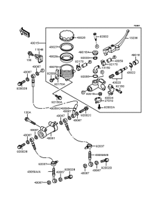 ZX250 Главный тормозной цилиндр