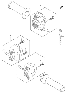 DR-Z400 Рулевой переключатель