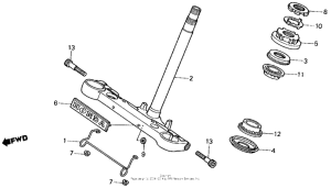 VF700C Траверса нижняя
