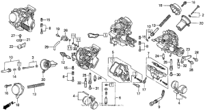 VFR750F Carburetor comp. 94-97