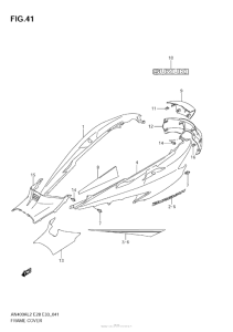 AN400 (ABS) Frame Cover (An400Za L2 E28)
