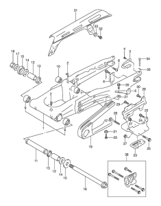 DR250 Маятник задний
