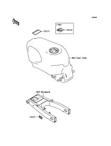 ZX400 Наклейки
