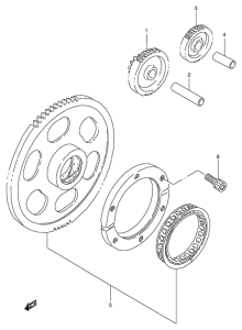 VX800 Муфта стартера