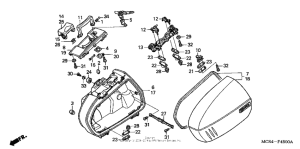ST1300 Боковые кофры
