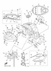 YZF-R1 Fuel tank assy