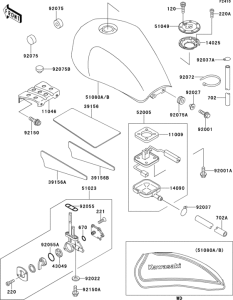 ZR750 Fuel tank(1 / 2)