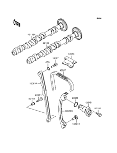 ZX1200 Распредвал