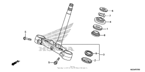NC700X Траверса нижняя