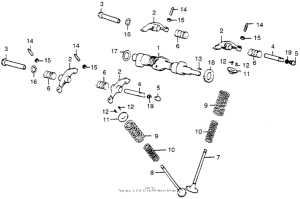 CL360 Распределительный вал и клапана