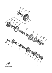 YB-1 Мост ведущий комплект