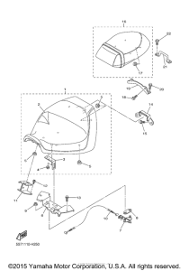 XVS950A Сиденье