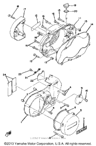 RD400F Боковые крышки