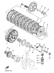 SR500 Сцепление