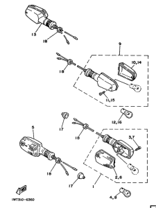 RD350LCF (20KW) Поворотники
