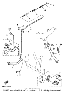 BW200ES Подножки