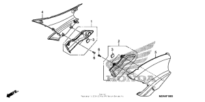 NT700V (ABS) Боковые обтекатели