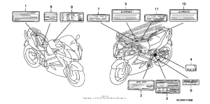 VFR800 Наклейки