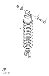 FZR600R Задняя подвеска