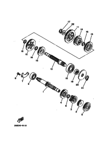 YSR80 YSR80D Трансмиссия