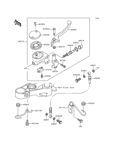EN500 Передний тормозной цилиндр