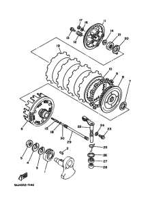 XVS125 Бендикс