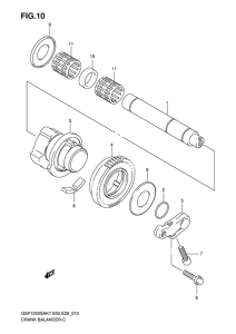 GSF1250S Балансир кривошипа